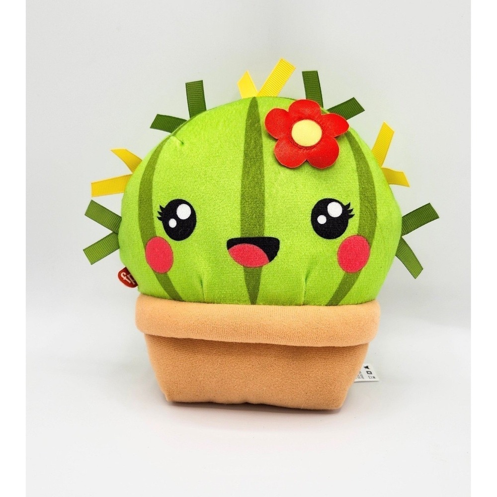 7" FISHER PRICE Paradise Pals STUFFED Giggle Squad CACTUS Toy 6